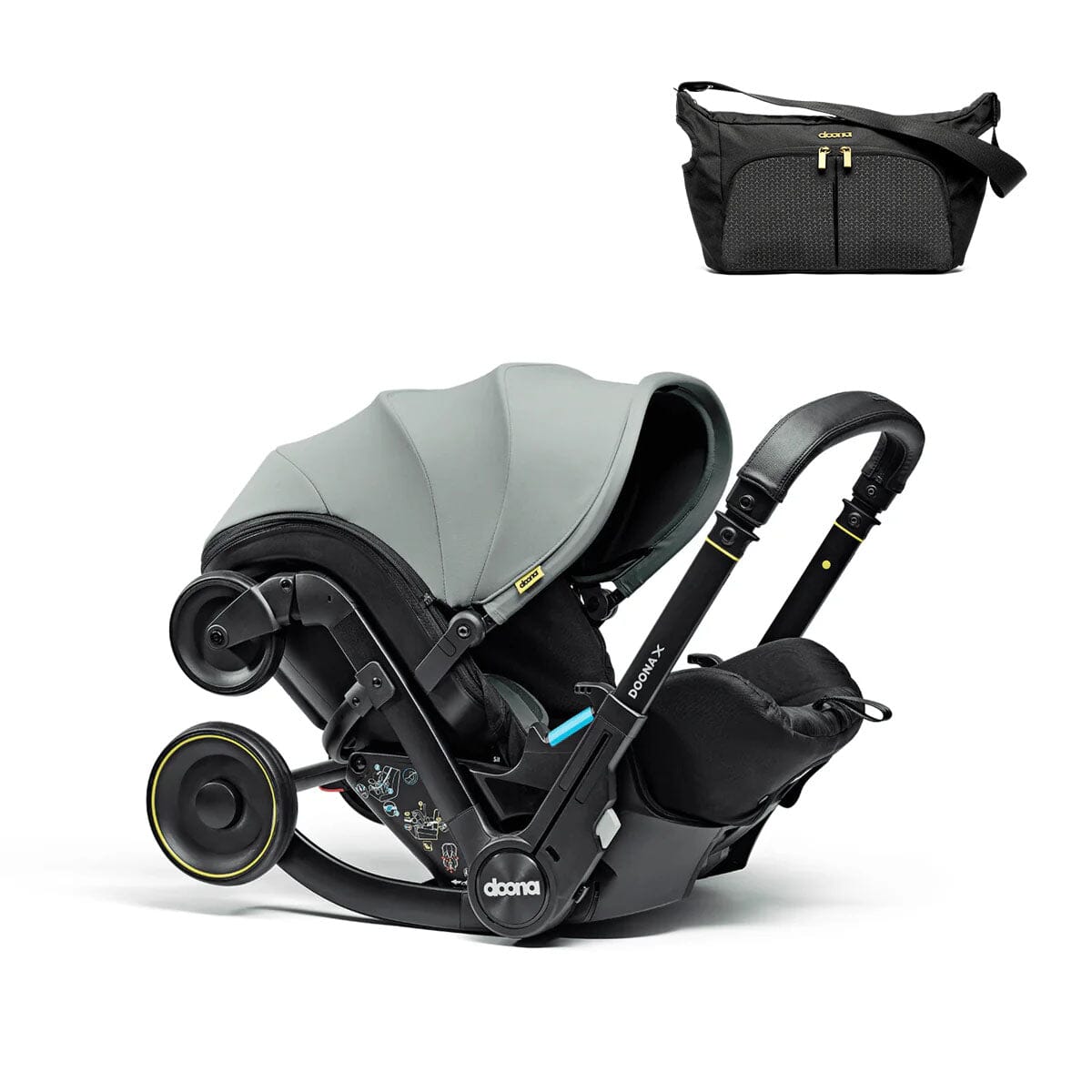 Doona ドゥーナグレー ベビーカー Amazon.com : Doona Car Seat & Stroller, Greyhound - All-in