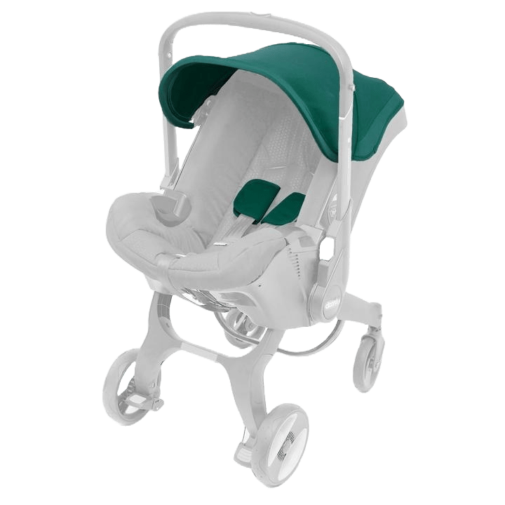 Doona Fabric Canopy and Shoulder Pads Racing Green