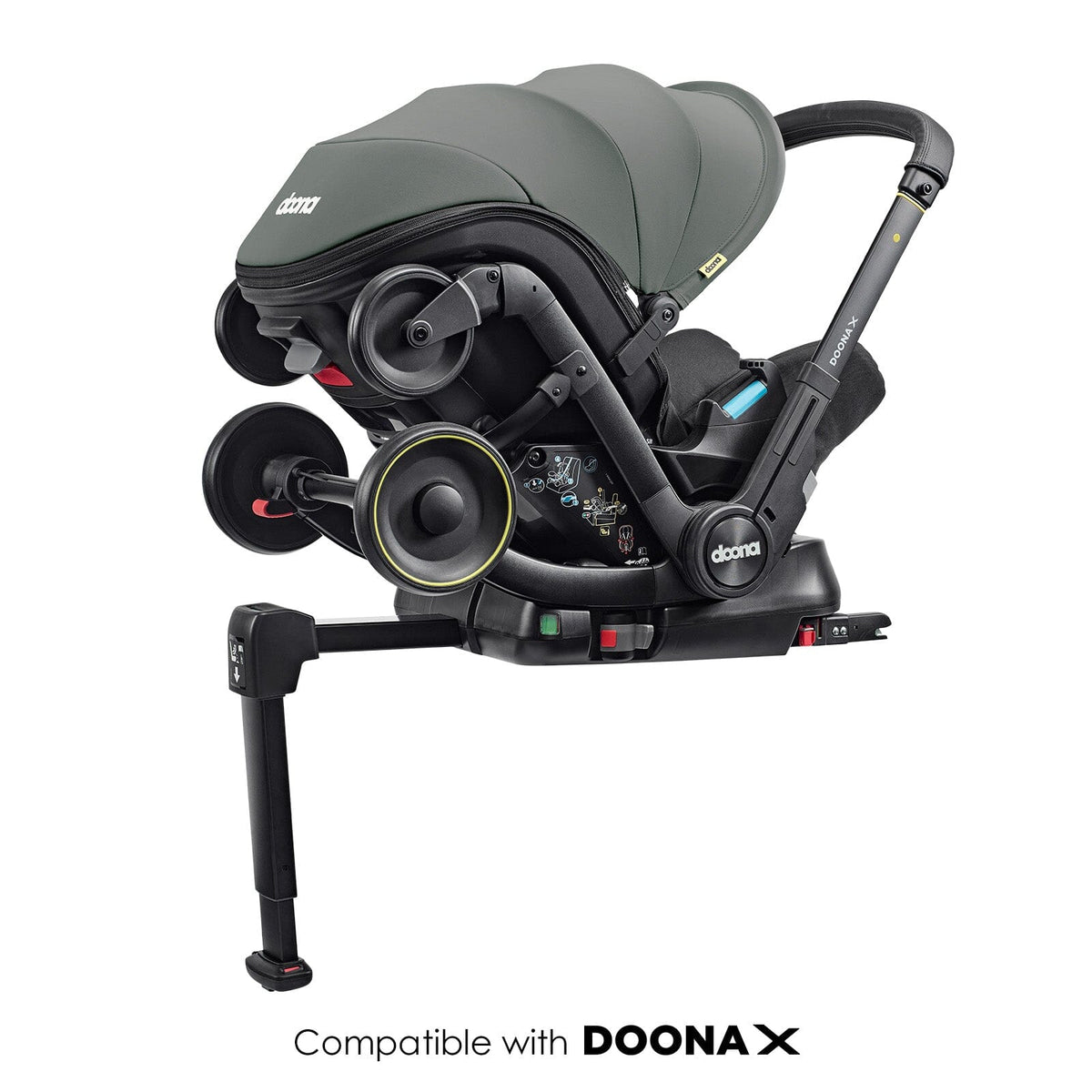 Doona+ Car Seat & ISOFIX Slate Green