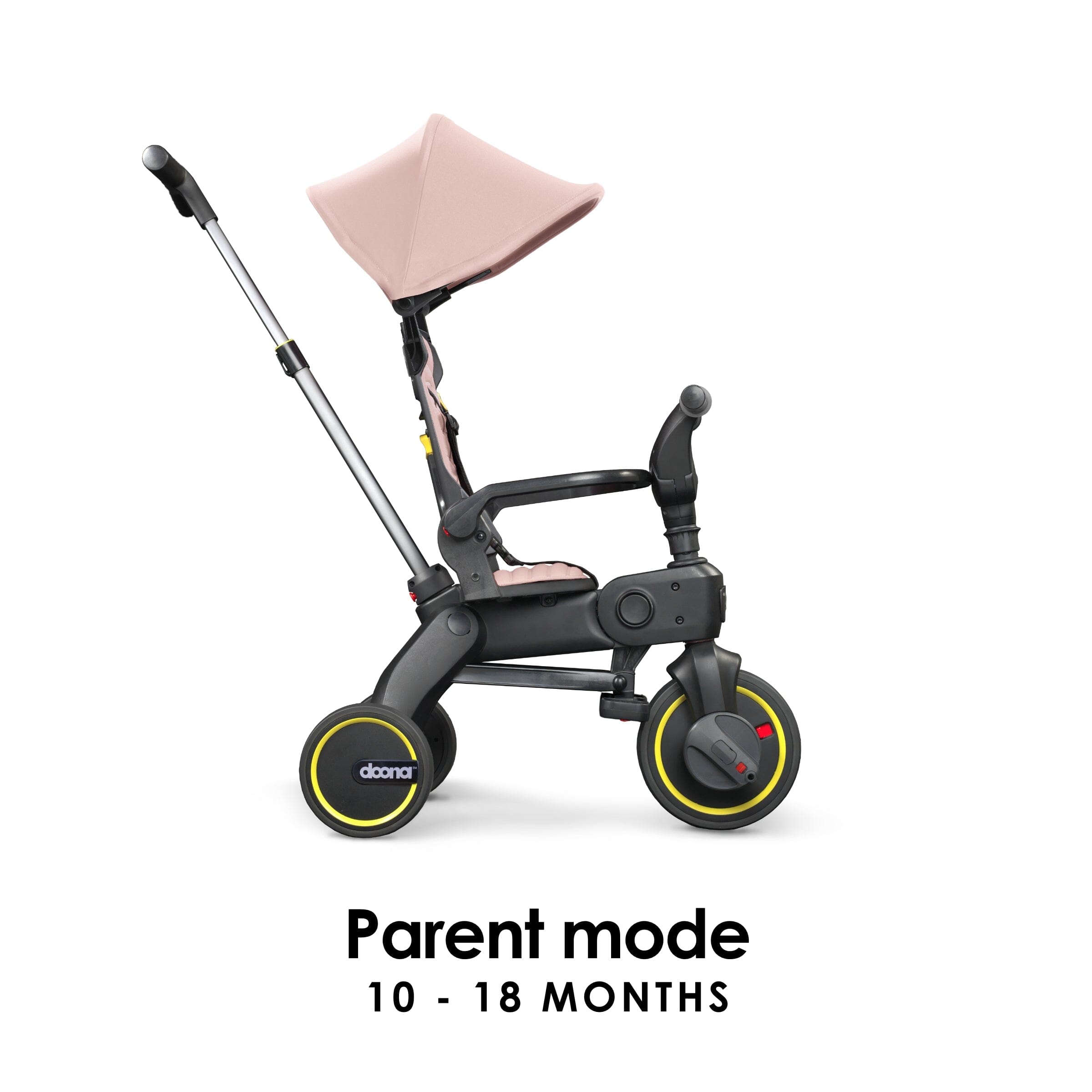 Doona Liki S1 Trike in Blush Pink | Folding Trike