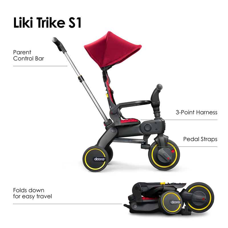Doona Liki Trike Fold Down Trike Doona™ Liki Trike S1 Red