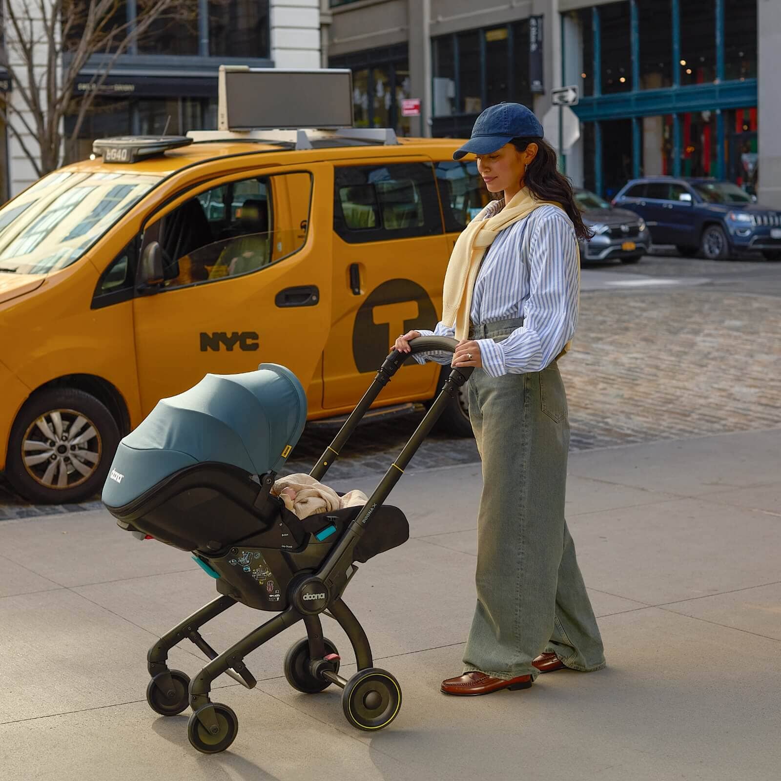 doona stroller size Doona X Ocean Blue Car Seat & Stroller