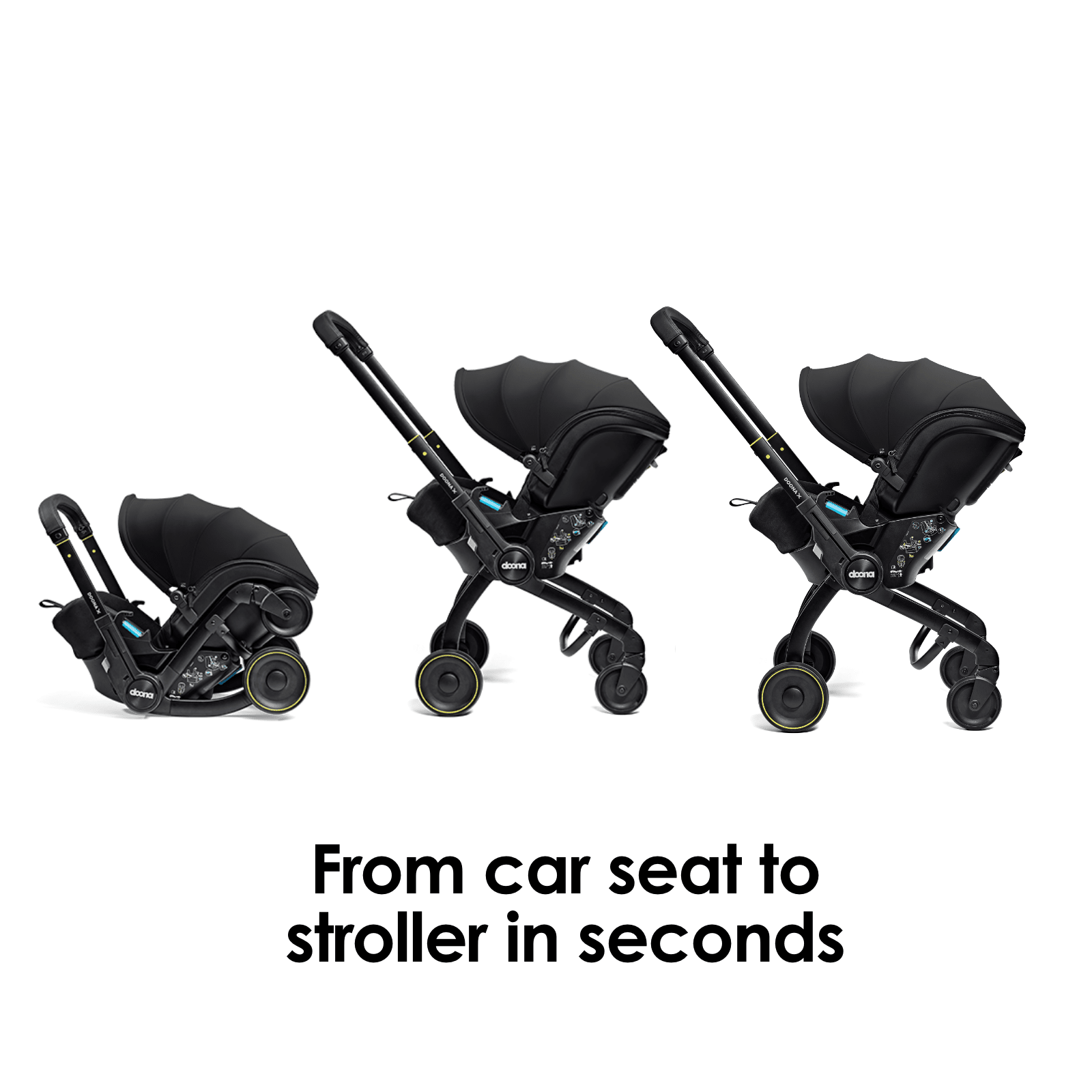 Doona X Car Seat & Stroller Nitro Black