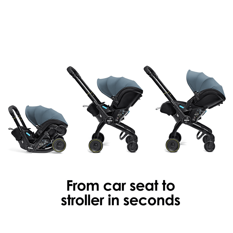 denim car seat and stroller Doona X Ocean Blue Car Seat & Stroller
