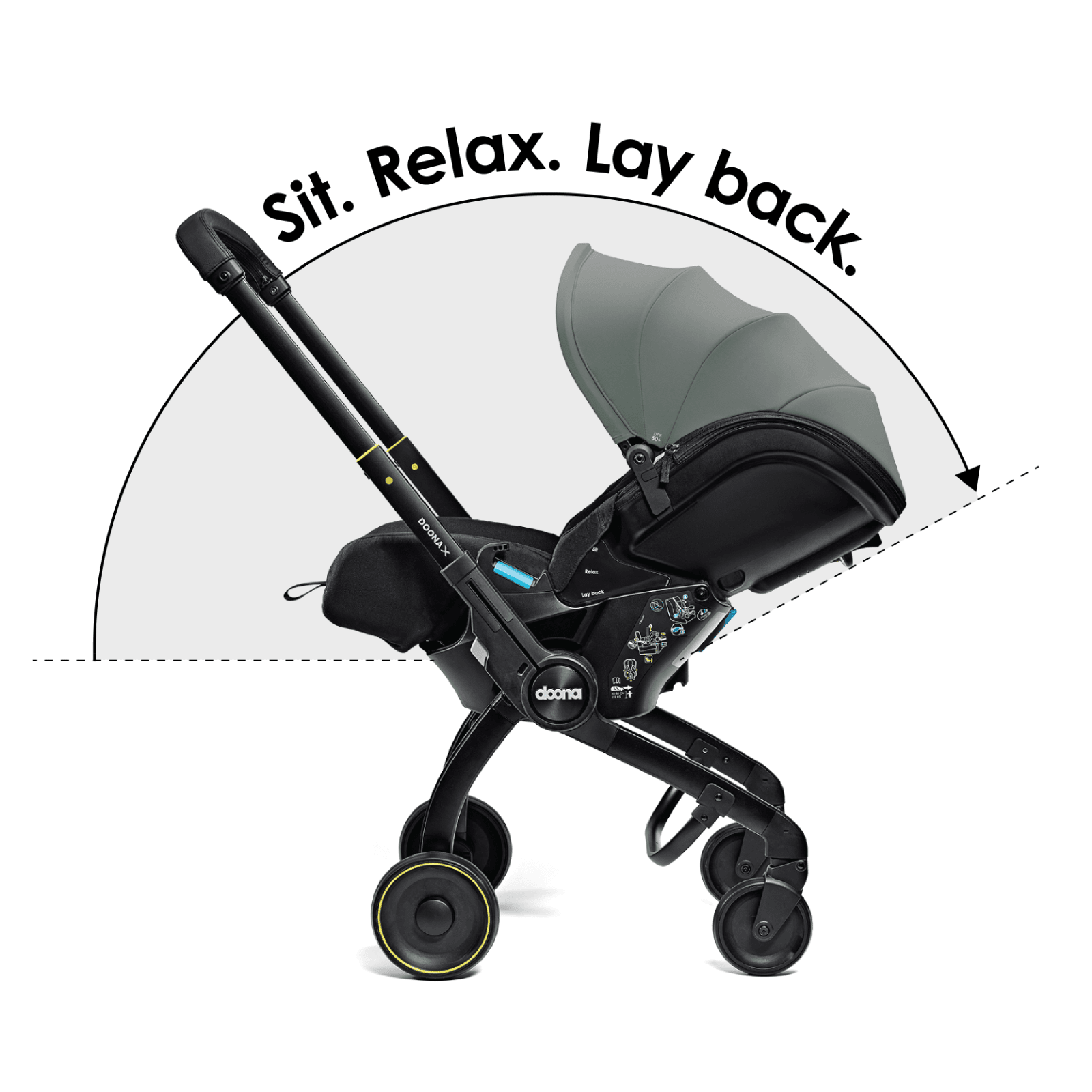 Doona X Car Seat & Stroller  - Slate Green