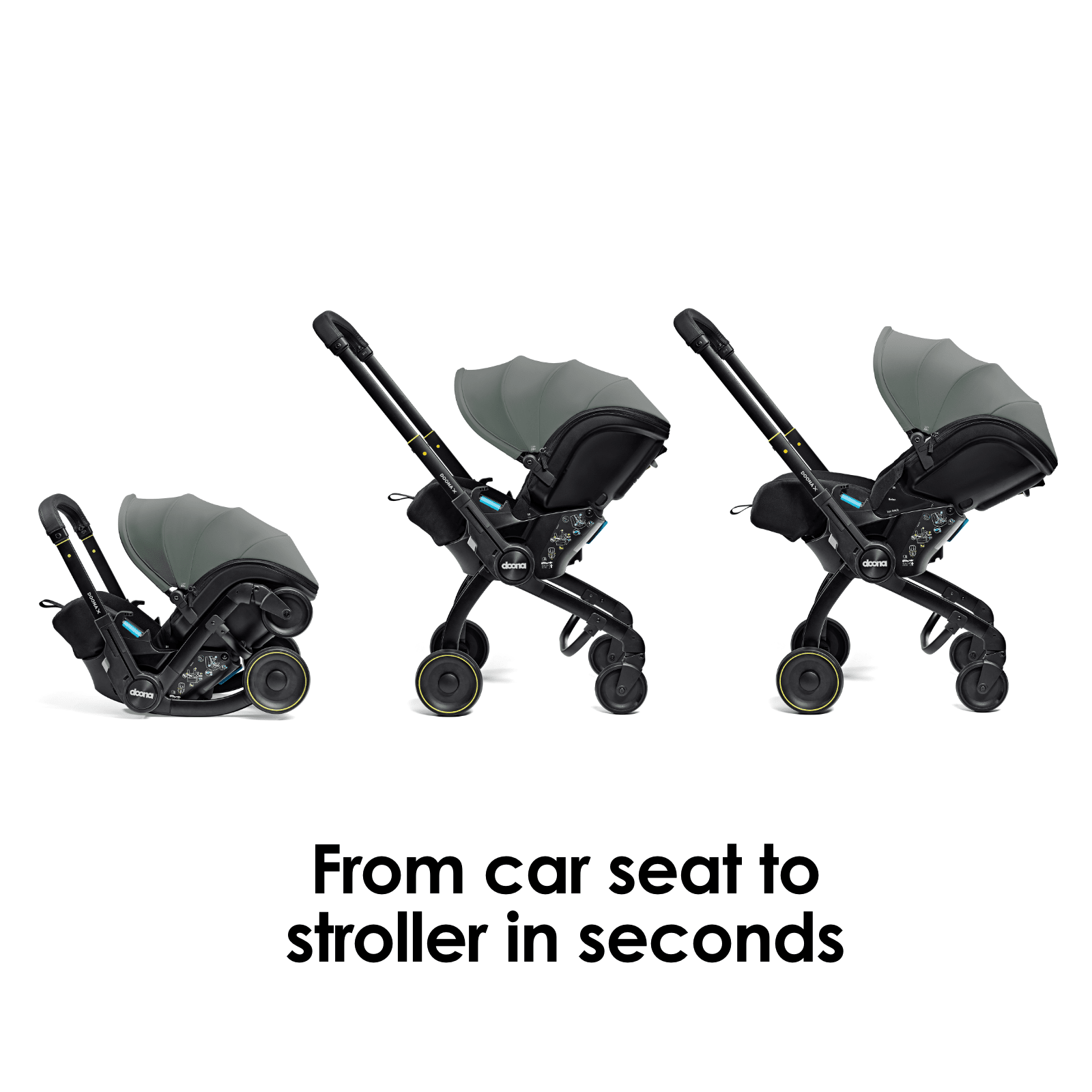 Doona X Car Seat & Stroller  - Slate Green
