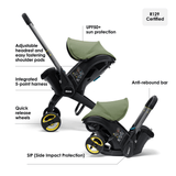 Doona i Car Seat & ISOFIX Base - Desert Green