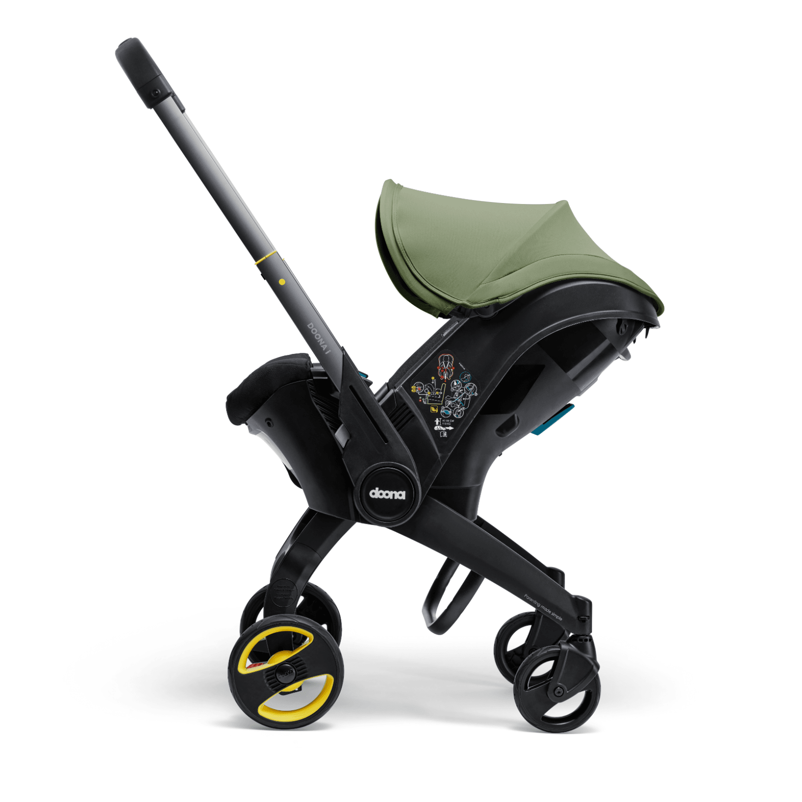 Doona i Car Seat & Stroller | Desert Green Doona i Car Seat & Stroller | Desert Green