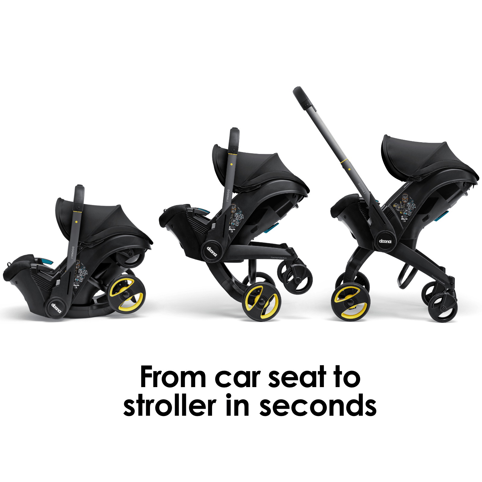Doona i Car Seat & ISOFIX Base - Nitro Black