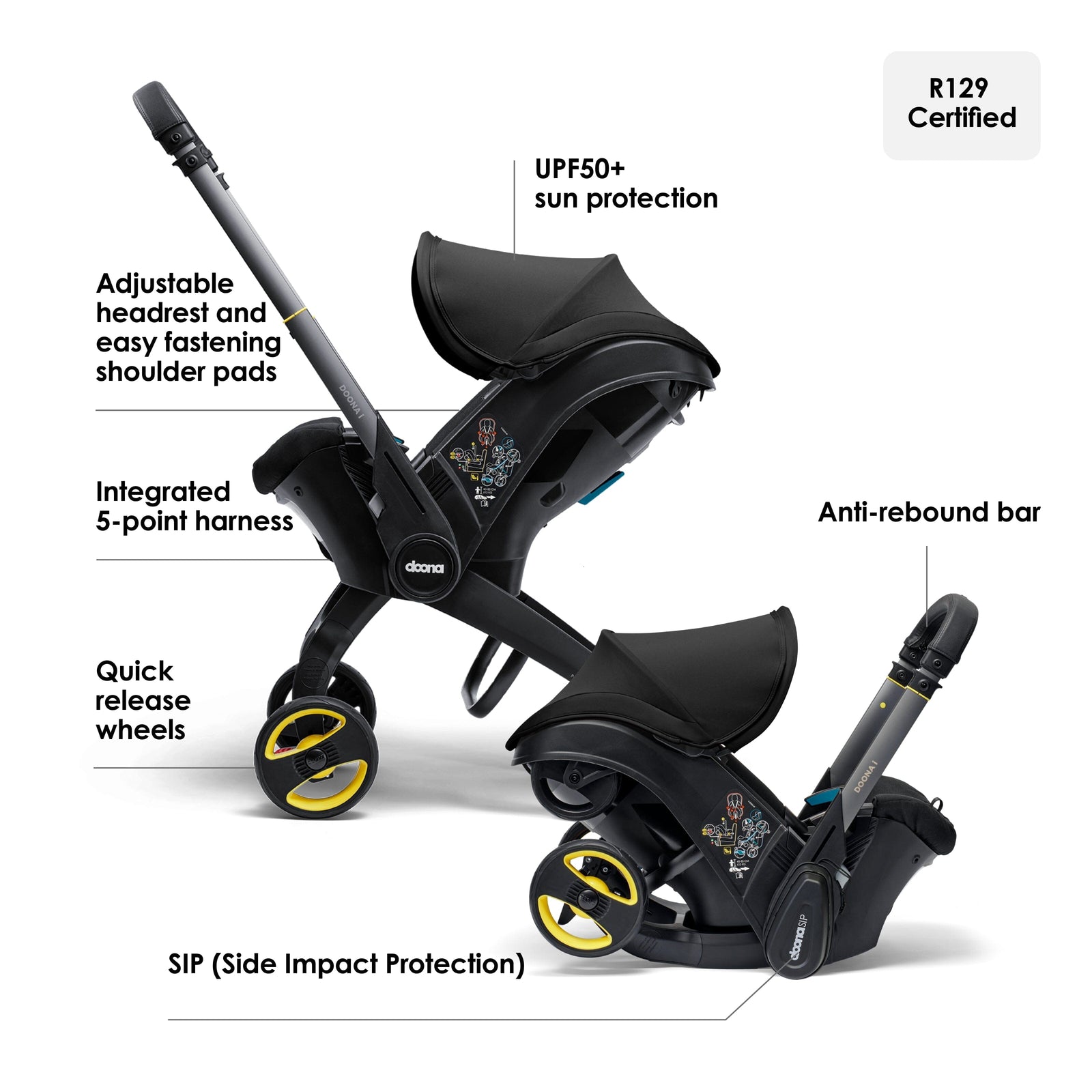Doona car seat specs shop