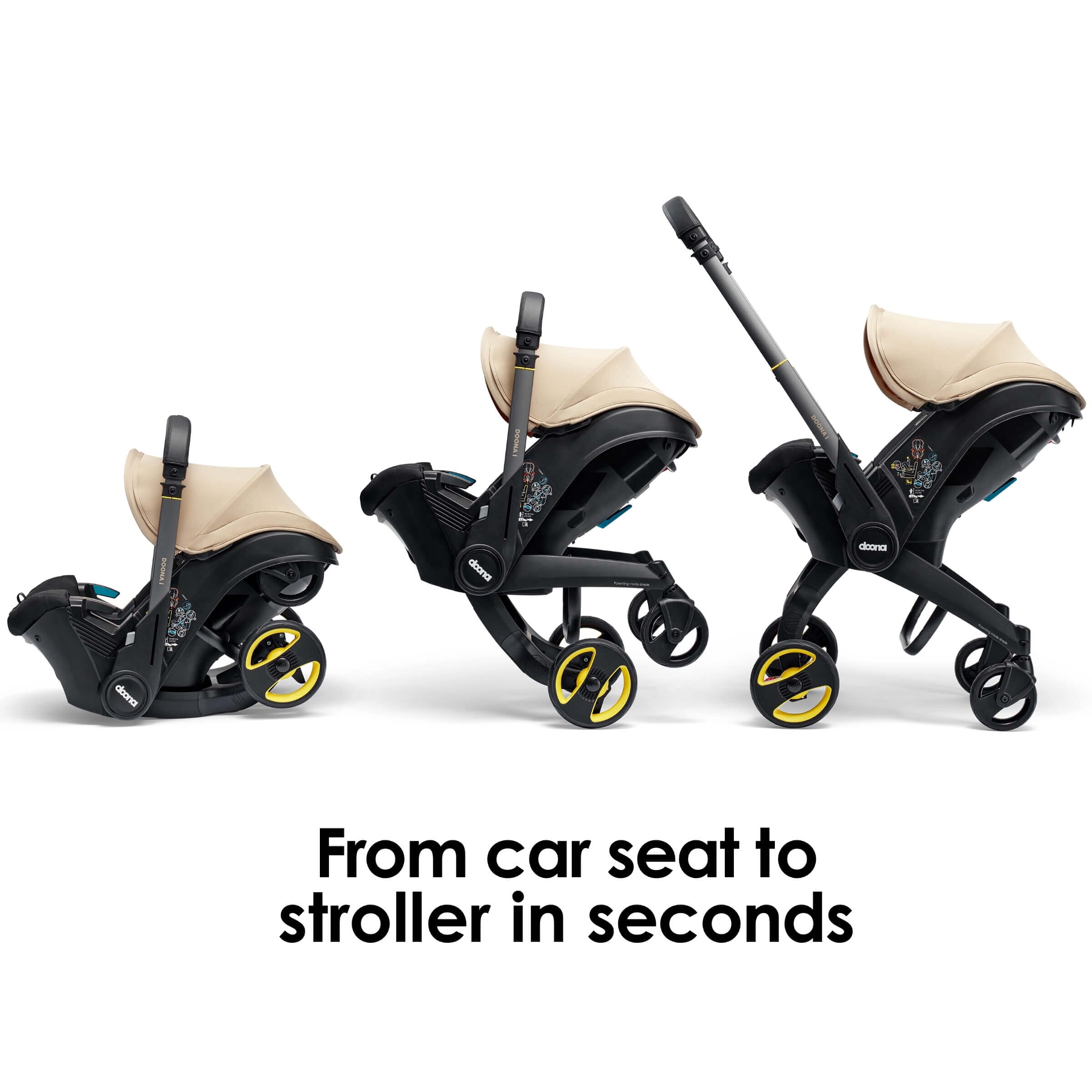 Doona Doona i Car Seat & Stroller | Sahara Sand