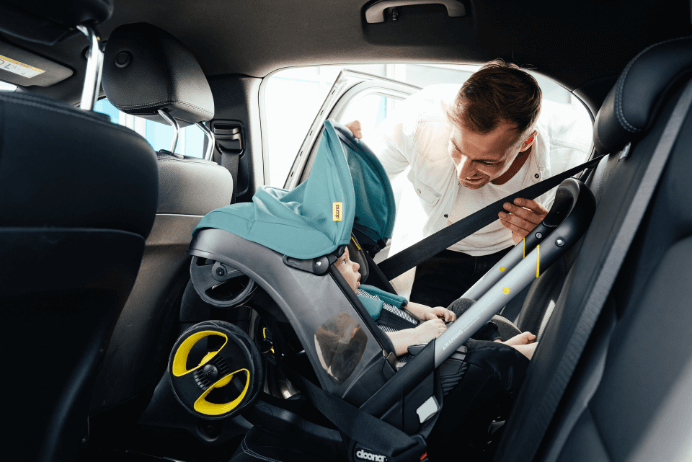 Baby car deals seat in stroller