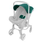 Doona Fabric Canopy and Shoulder Pads - Racing Green