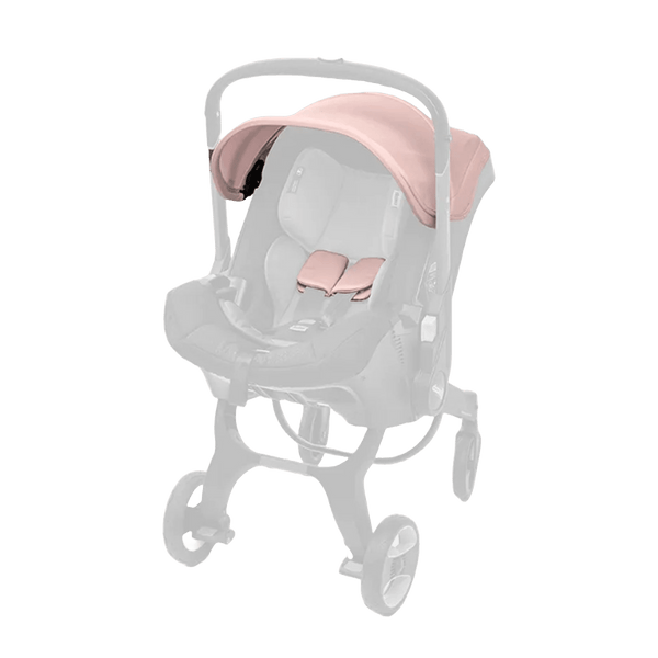 Doona Fabric Canopy and Shoulder Pads Blush Pink