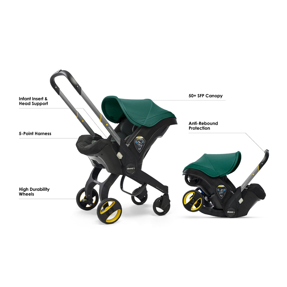 Doona+ Car Seat & Stroller Flame Red