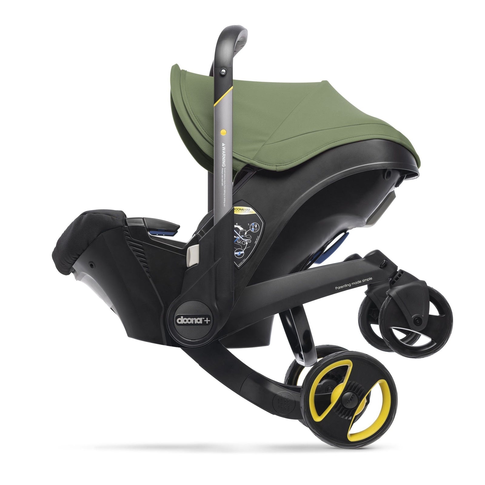 doonaベビーカー　カーキ Amazon.com : Doona Car Seat & Stroller, Racing Green - All