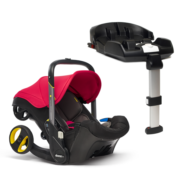 Red and black stroller and carseat sales