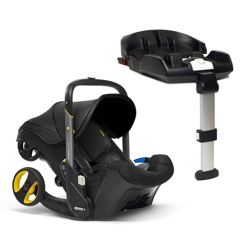 Nitro black car seat and isofix base