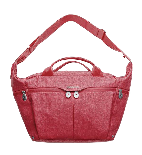 Doona all day bag in Love red colour.
