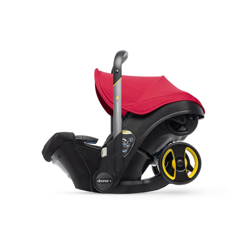 Flame red doona car seat