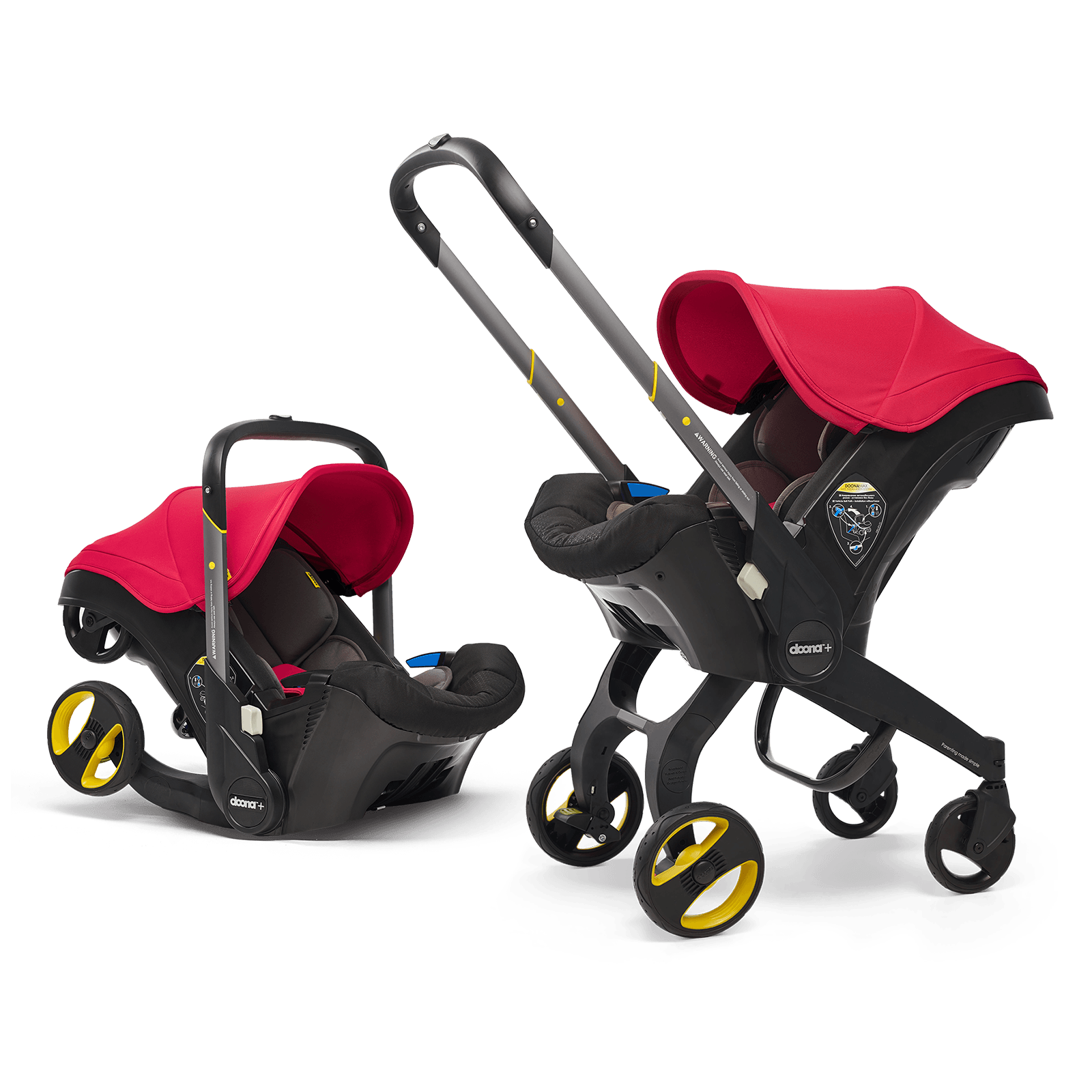 Doona+ Car Seat & Stroller Flame Red