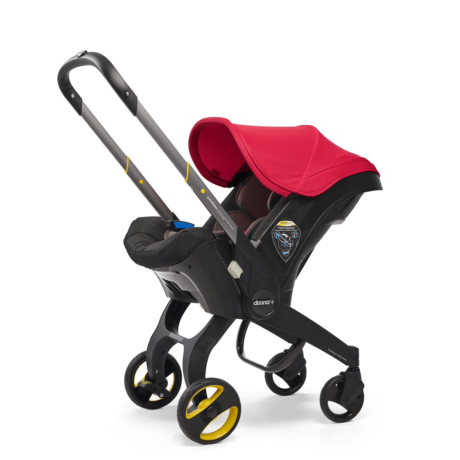 Black and red car seat and stroller deals