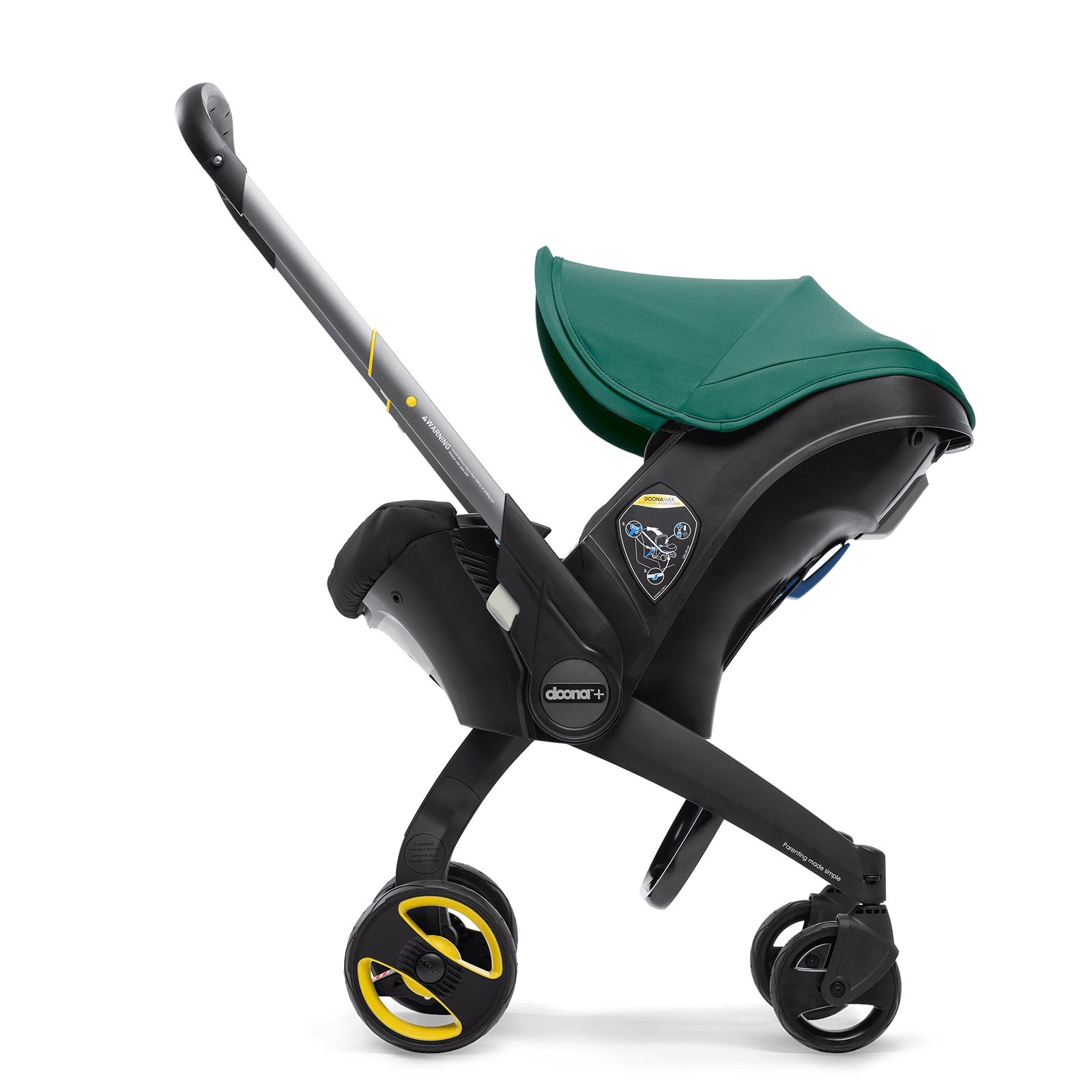 green car seat and stroller combo Doona+ Car Seat & Stroller Racing Green