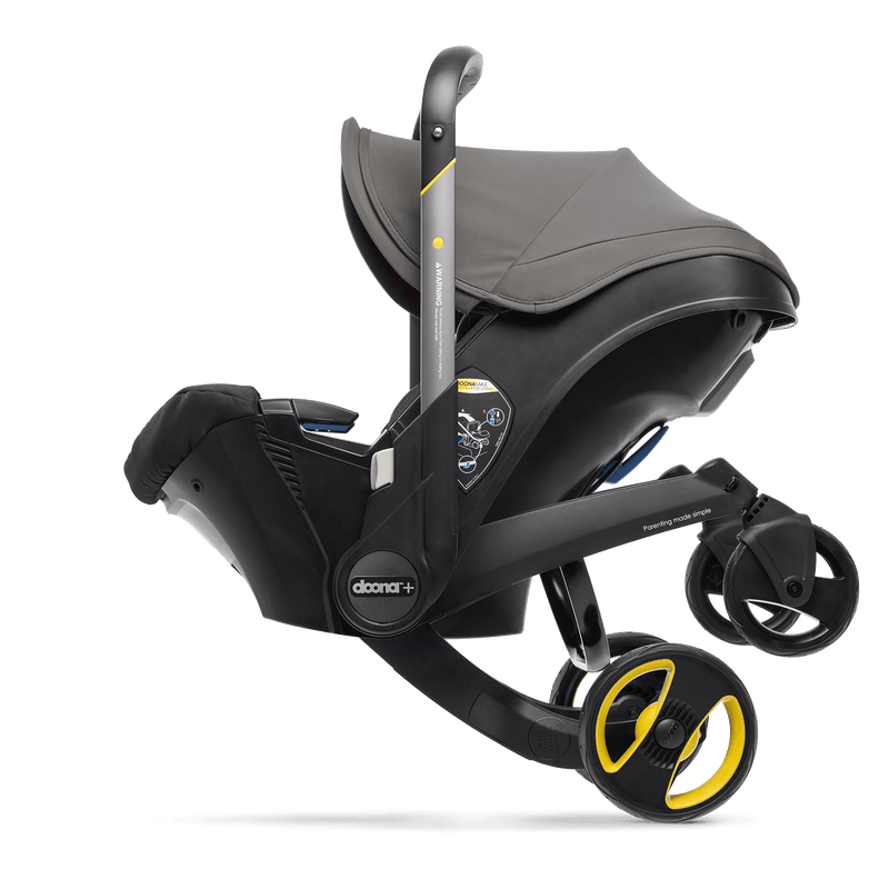 Grey car seat and stroller hotsell