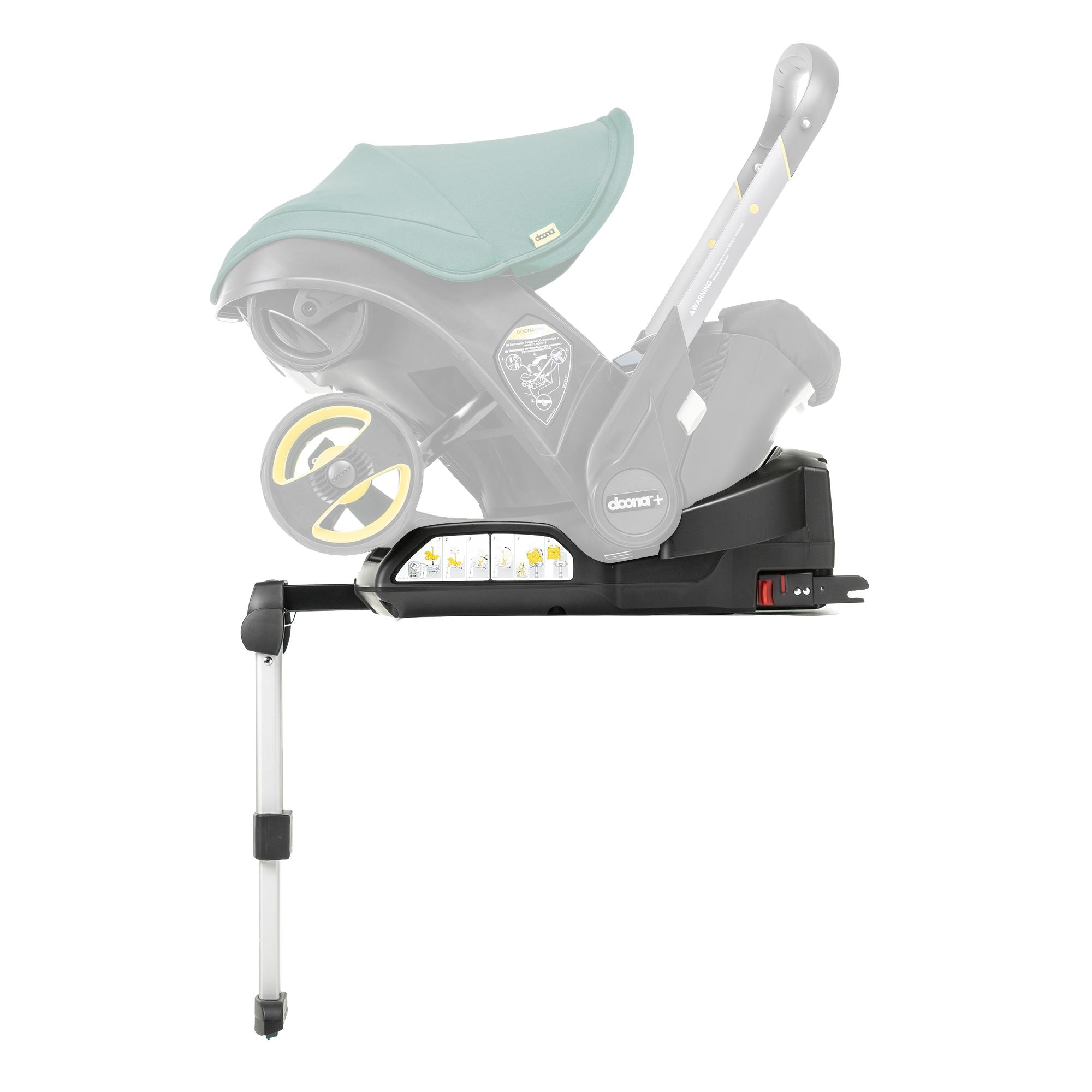 Isofix base for securing the Doona car seat